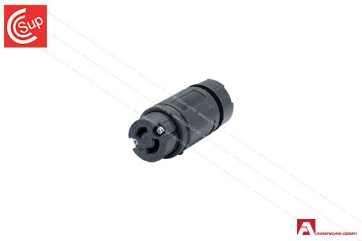 American Denki 2114N LOCKING TYPE CONNECTOR BODY  2P(2P,2W) 15A 125V