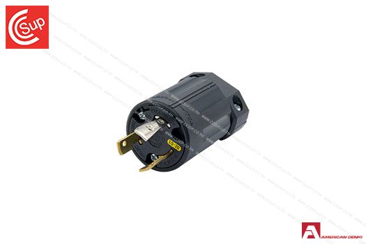 American Denki 3212N-L5 LOCKING TYPE PLUG  2P(2P,3W GND) 15A 250V