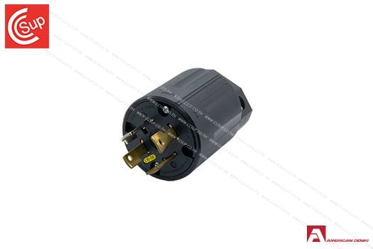 American Denki 4322N-L15 LOCKING TYPE PLUG 3P(3P,4W GND) 30A 250V 
