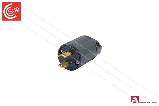 American Denki 2222N  LOCKING TYPE PLUG  2P(2P,2W) 20A 250V