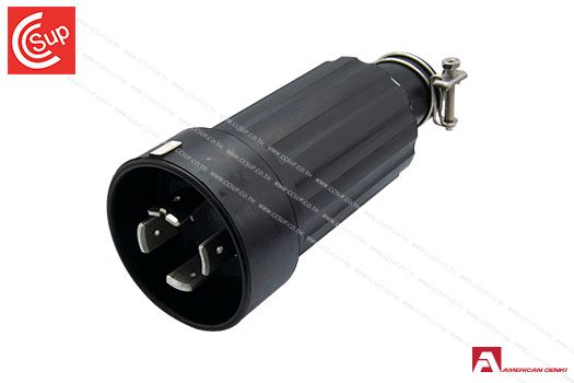 American Denki 41062R LOCKING TYPE PLUG 3P(3P,4W GND) 100A 600V