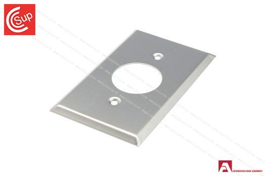 American Denki 7071S Stainless Wall Plate for Receptacle
