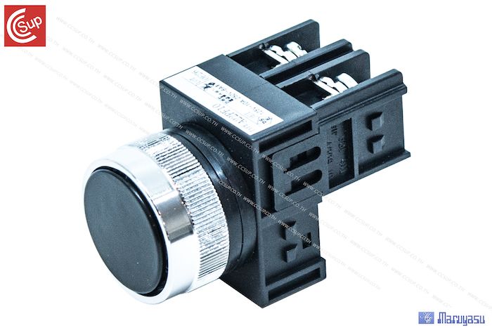 MARUYASU A22PF10B BLACK  Push Button Switches 22 mm. 1NO