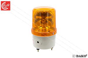 DAKO LTE-1104J Yellow Revlving Warning light Silent 3 Inches 220V
