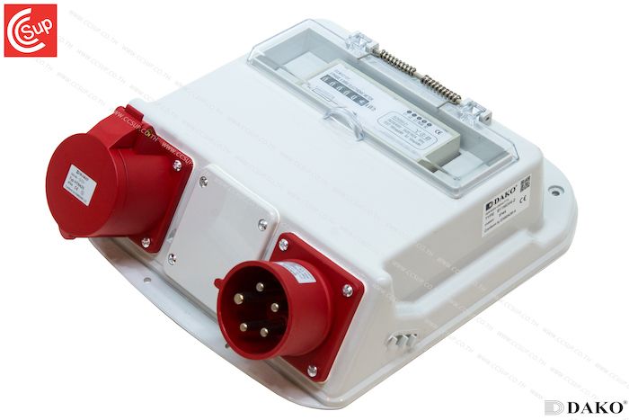 DAKO Plug B11MD04-2 Distribution Box 32A 3P+N+E 400V IP44