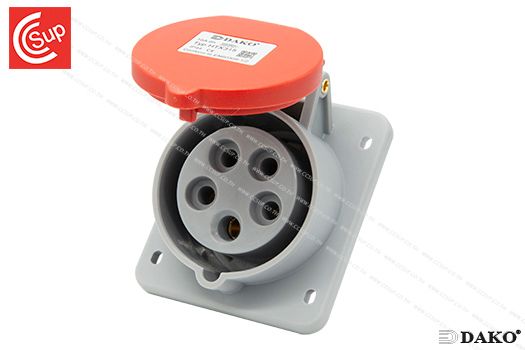 DAKO Plug HTX325 Flanged Socket 3P+N+E 32A 400V IP44