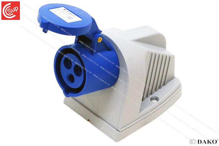 DAKO Plug HTB113 Wall Socket 2P+E 16A 230V IP44