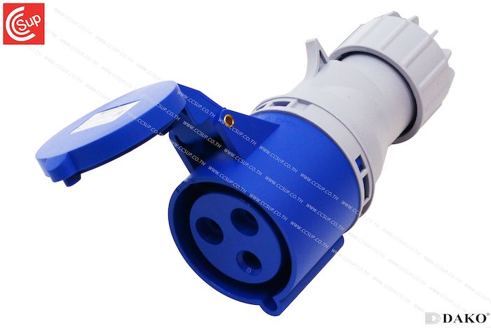 DAKO Plug HTN213 Connector  2P+E 16A 230V IP44