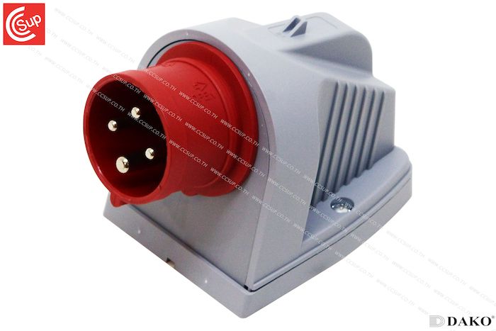DAKO Plug HTB514 WALL INLET 3P+E 16A 400V IP44