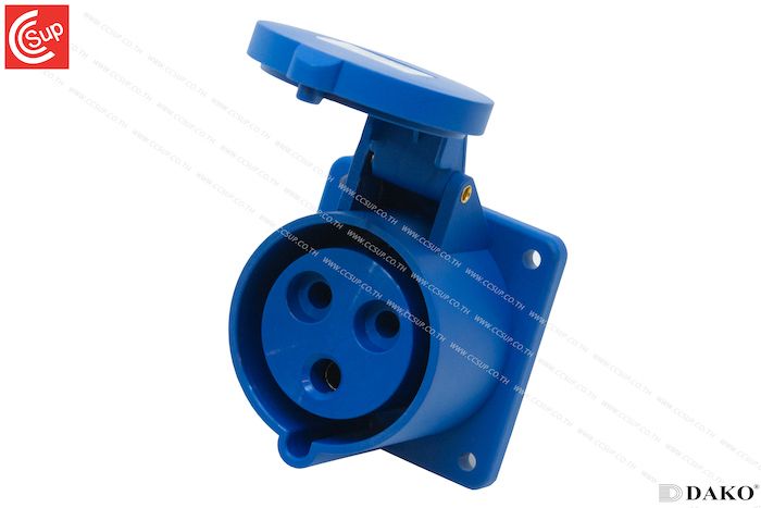 DAKO Plug HTN423 Flanged Socket Straight 2P+E 32A 230V IP44