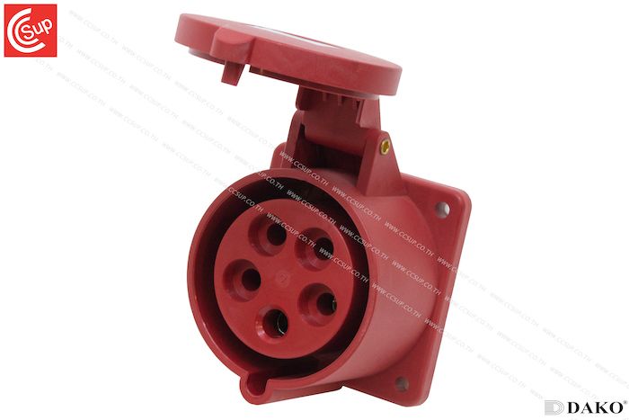 DAKO Plug HTN425 Flanged Socket Straight 3P+N+E 32A 400V IP44