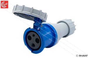 DAKO Plug HTN2431 Connectors 2P+E 125A 230V IP67
