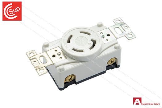 American Denki 4320-IV LOCKING TYPE RECEPTACLE 3P(3P,4W GND) 30A 250V