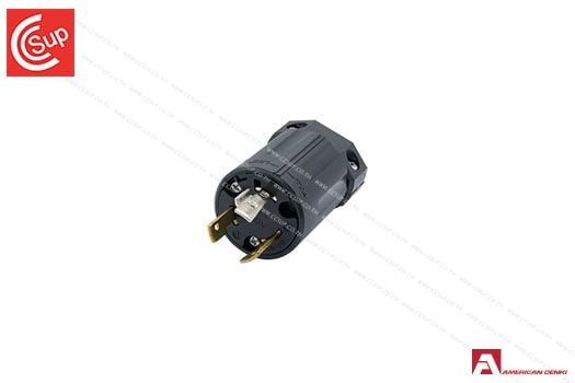 American Denki 3242N-L8 LOCKING TYPE PLUG 2P(3P,3W GND) 20A 480V
