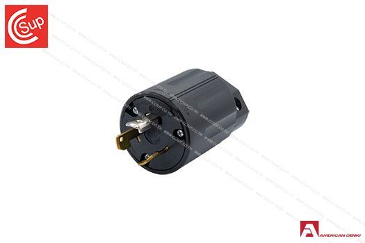American Denki 3322N ปลั๊กตัวผู้ขาล็อค 3P(3P,3W) 30A 250V