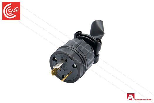 American Denki  3362RW LOCKING TYPE WATERPROOF PLUG & CONNECTOR BODY IP65 3P(3P,3W) 30A 600V