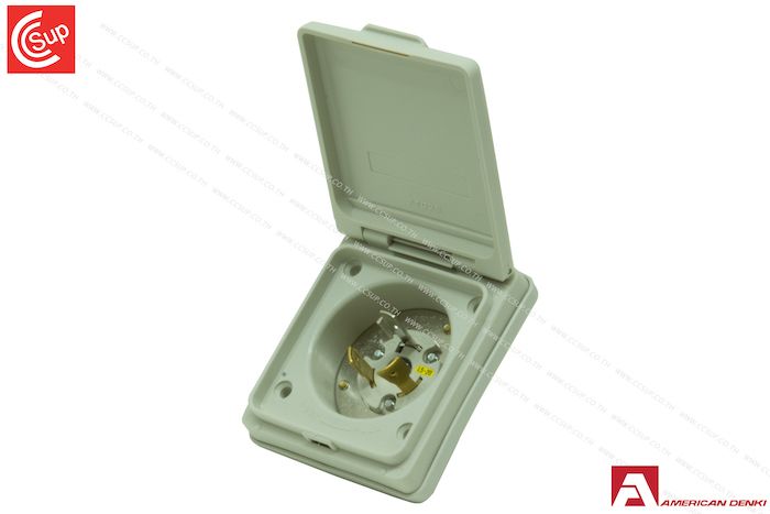 American Denki 3215NE-L5 WATERPROOF FLANGED INLET 2P(2P,3W GND) 20A 125V