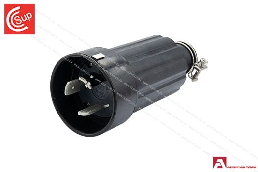 American Denki  31022R LOCKING TYPE PLUG 3P(3P,3W) 100A 250V