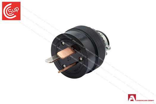 American Denki R532 STRAIGTH BLADE TYPE PLUG 3P(3P,3W) 50A 250V