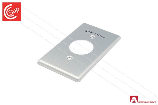 American Denki  141A  Aluminium Wall Plate for Receptacle