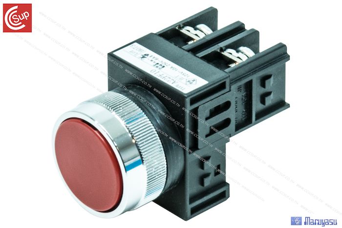 MARUYASU A22PF10R RED Push Button Switches 22 mm. 1A