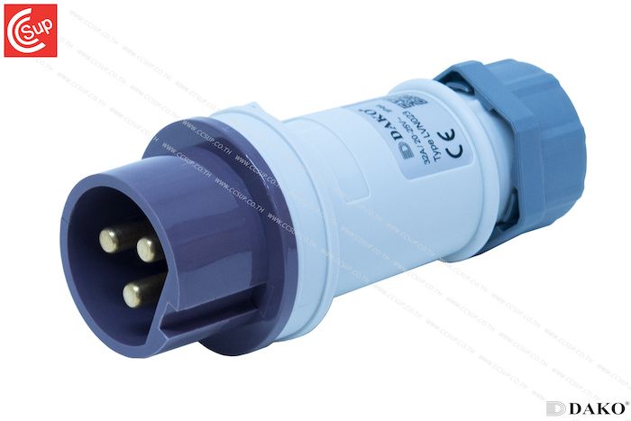 DAKO Plug LVN023 PLUGS 3P 32A  20-25V  IP44