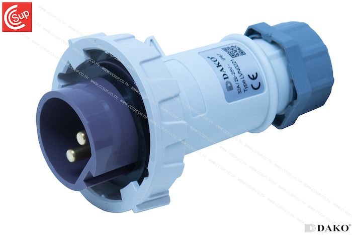 DAKO Plug LVN0221 PLUGS 2P 32A  20-25V IP67 