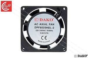 DAKO DPF8025HBL-2 PLASTIC IMPELLER AXIAL FAN 3