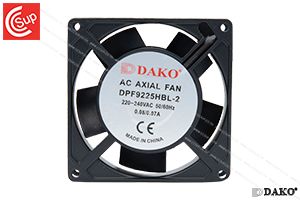 DAKO DPF9225HBL-2 PLASTIC IMPELLER AXIAL FAN 3.5