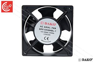 DAKODPF12038HBL-1 PLASTIC IMPELLER AXIAL FAN 4.5
