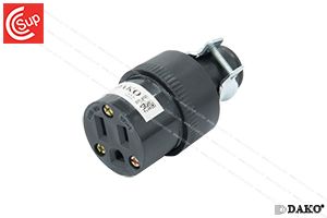 DAKO Plug 222 Connector 2P+E 15A 125V 