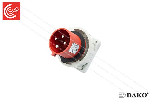 DAKO Plug DKN6241 FLANGE INLETS 3P+E 32A 400V IP67