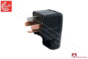 American Denki 9522EL STRAIGHT BLADE TYPE PLUG  3P (3P ,4W GND) 50A 250V