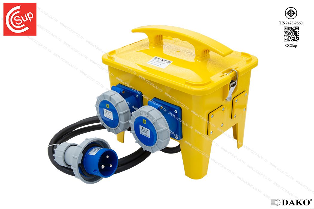 DAKO Plug A12MB29-4 Distribution Box 32A 2P+E 230V IP65