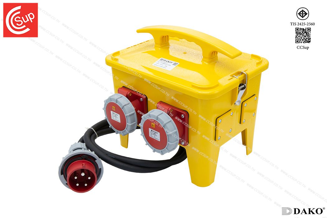 DAKO Plug A12MB30-4 Distribution Box 16A 3P+N+E 400V IP65