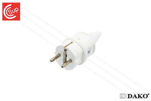 DAKO Plug DKN012W Plug 2P+E 16A 230V IP44