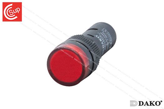 DAKO AD16DS-R024 PILOT LAMP 24V (RED) 16 mm.