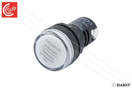 DAKO AD22DS-W110 PILOT LAMP 110V (WHITE) 22 mm.