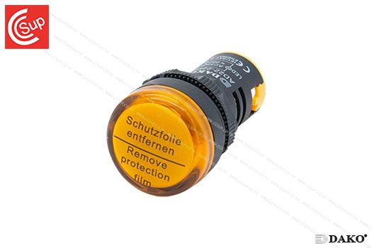 DAKO AD22DS-O220 PILOT LAMP 220V (ORANGE) 22 mm.