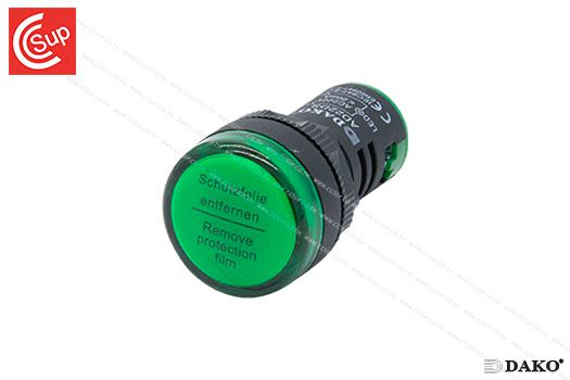 DAKO AD22DS-G380 PILOT LAMP 380V (GREEN) 22 mm.