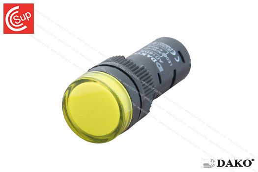 DAKO AD16DS-Y110 PILOT LAMP 110V (YELLOW) 16 mm.