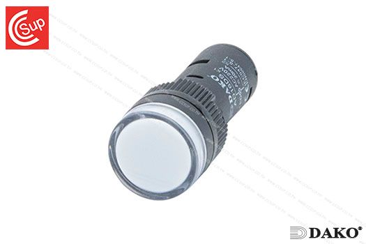 DAKO AD16DS-W220 PILOT LAMP 220V (WHITE) 16 mm.