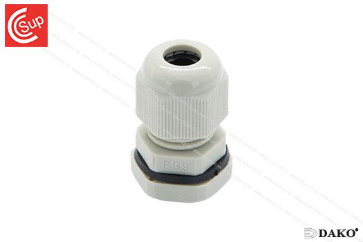 DAKO P-PG9 NYLONCABLE GLAND (GREY) SPIRAL PG