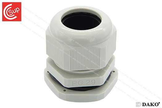 DAKO P-PG29 NYLONCABLE GLAND (GREY) SPIRAL PG
