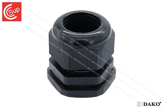 DAKO P-PG29 NYLONCABLE GLAND (BLACK) SPIRAL PG