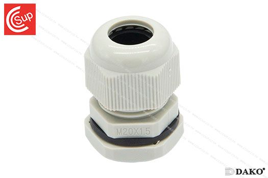 DAKO P-M20 NYLONCABLE GLAND (GREY) SPIRAL METRIC (M)