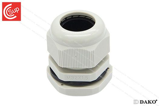 DAKO P-M32 NYLONCABLE GLAND (GREY) SPIRAL METRIC (M)