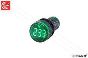 DAKO AD22-22VM-G VOLTAGE INDICATOR (GREEN) 22 mm.