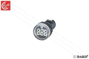 DAKO AD22-22VM-W VOLTAGE INDICATOR (WHITE) 22 mm.