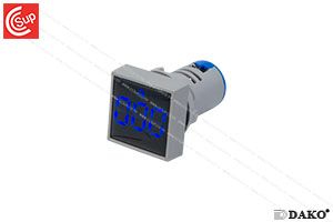 DAKO AD22-22AMS-H AMP INDICATOR (BLUE) 22 mm.
